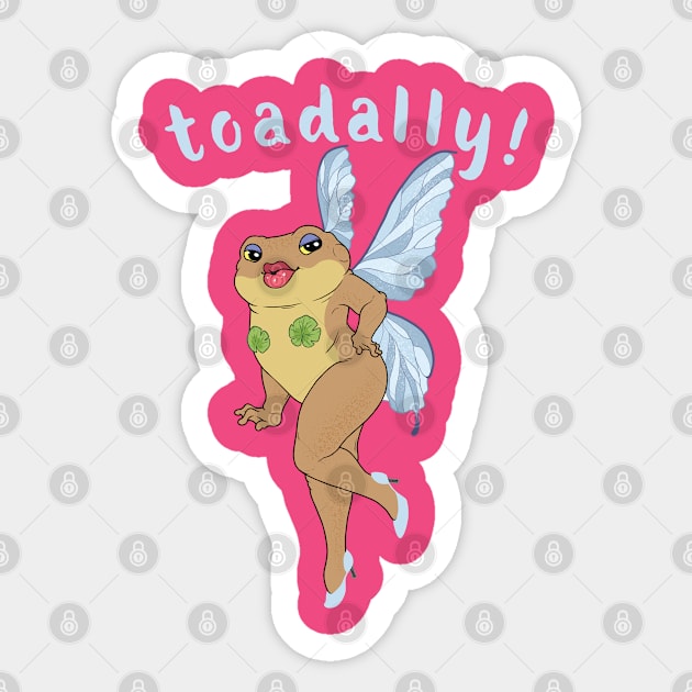 Toadally Sticker by GoshWow®